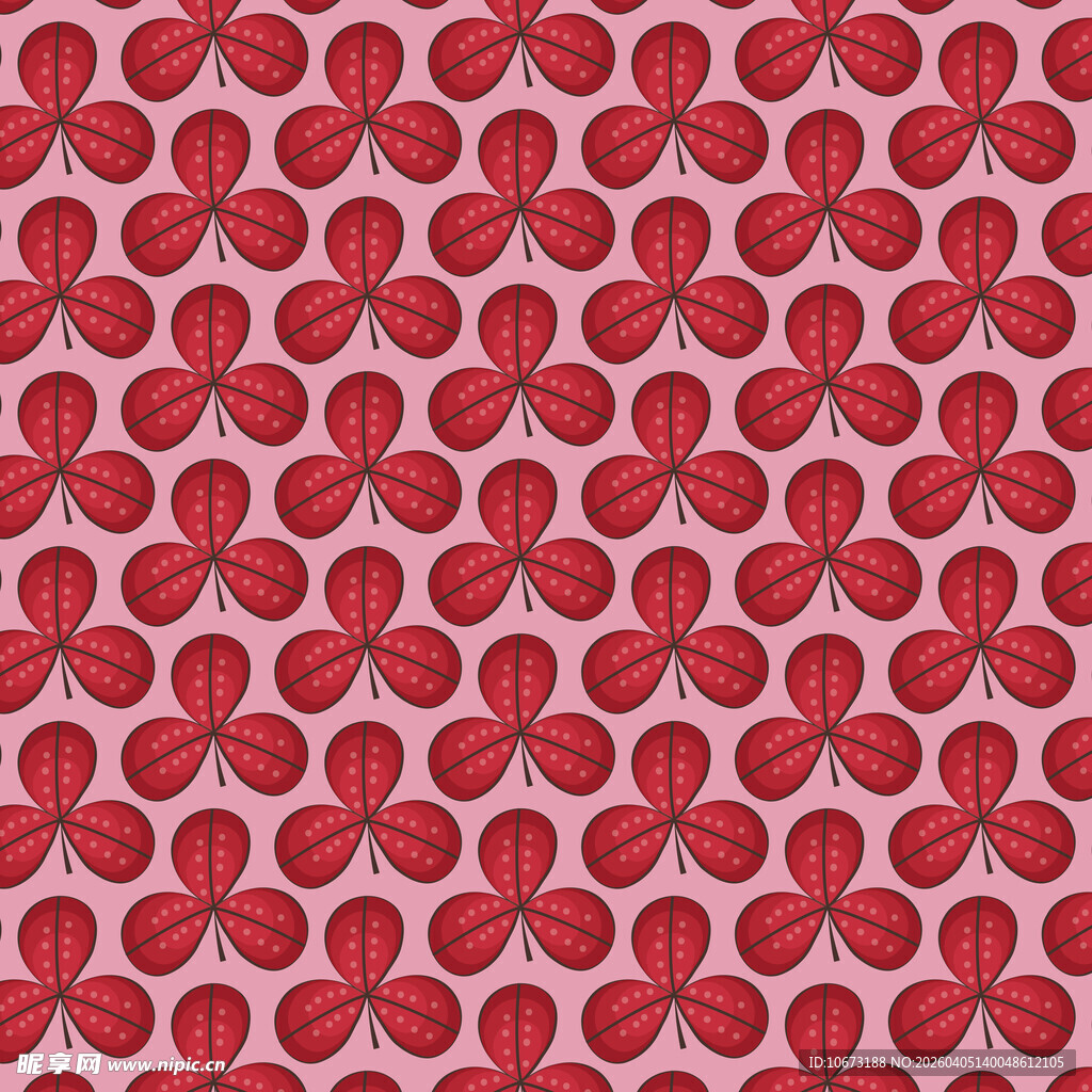 卡通叶子图案背景