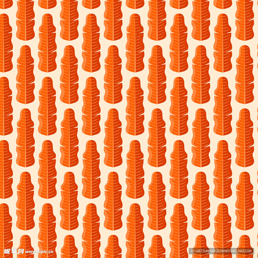 卡通叶子图案背景