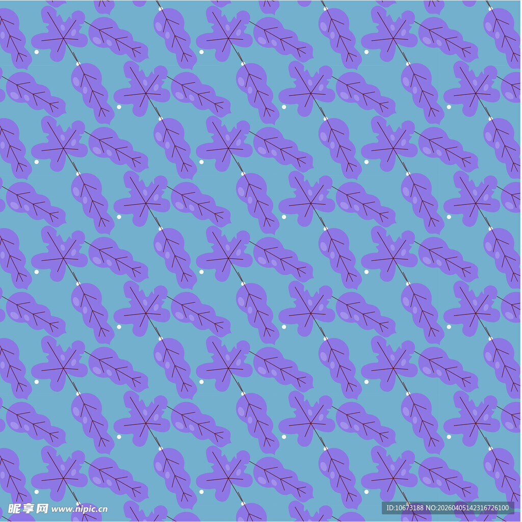 卡通叶子图案背景