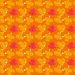 卡通叶子图案背景