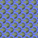 卡通叶子图案背景