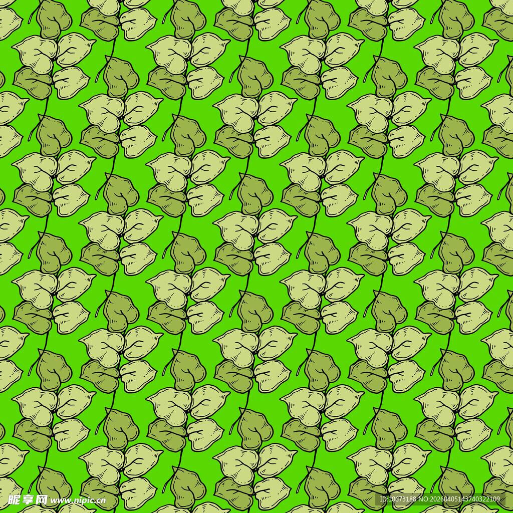 卡通叶子高清背景图片