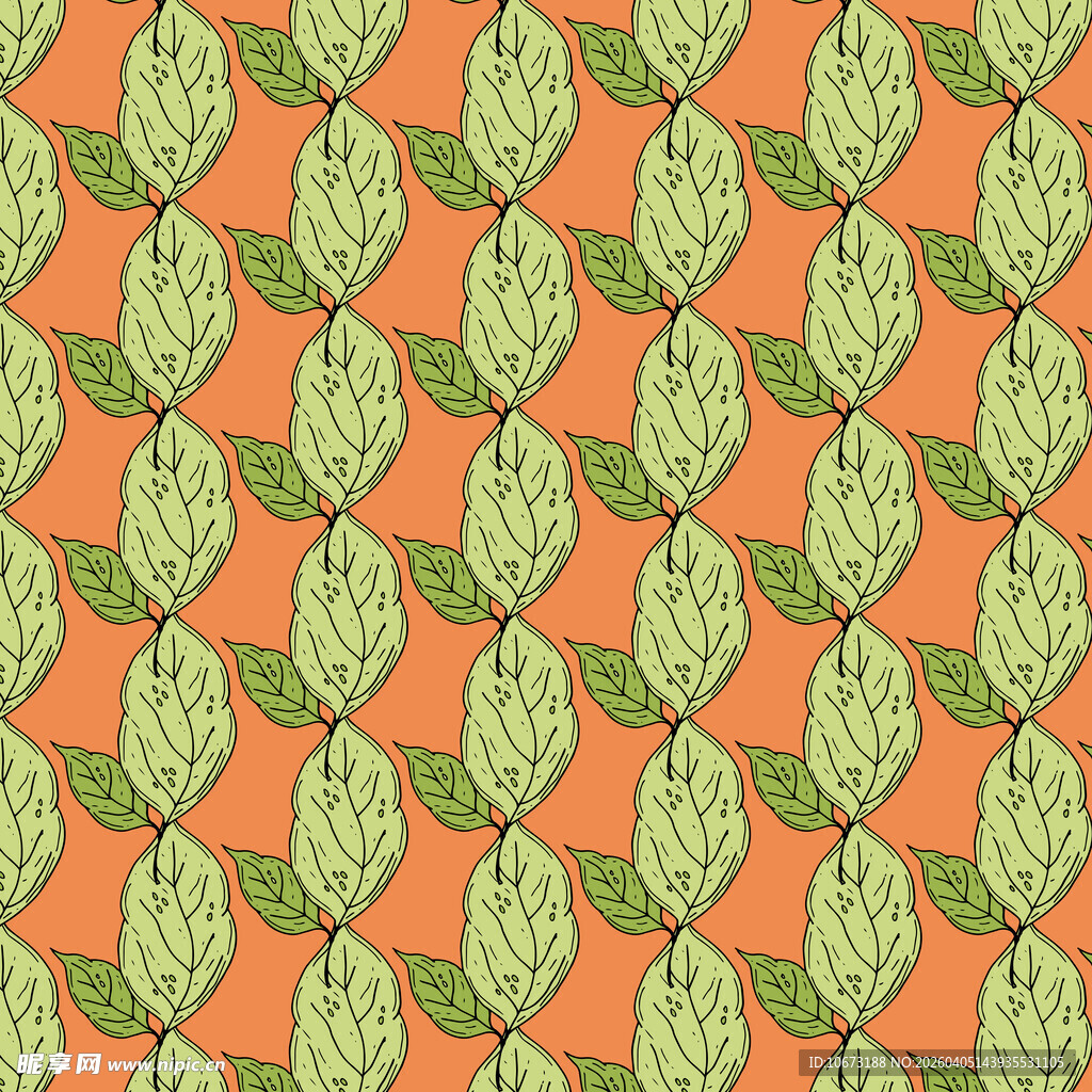 卡通叶子高清背景图片