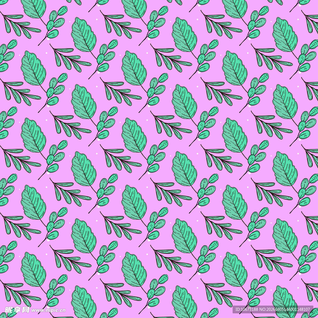 卡通叶子高清背景图片