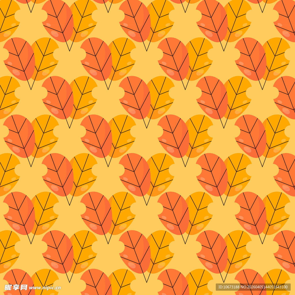 卡通叶子高清背景图片