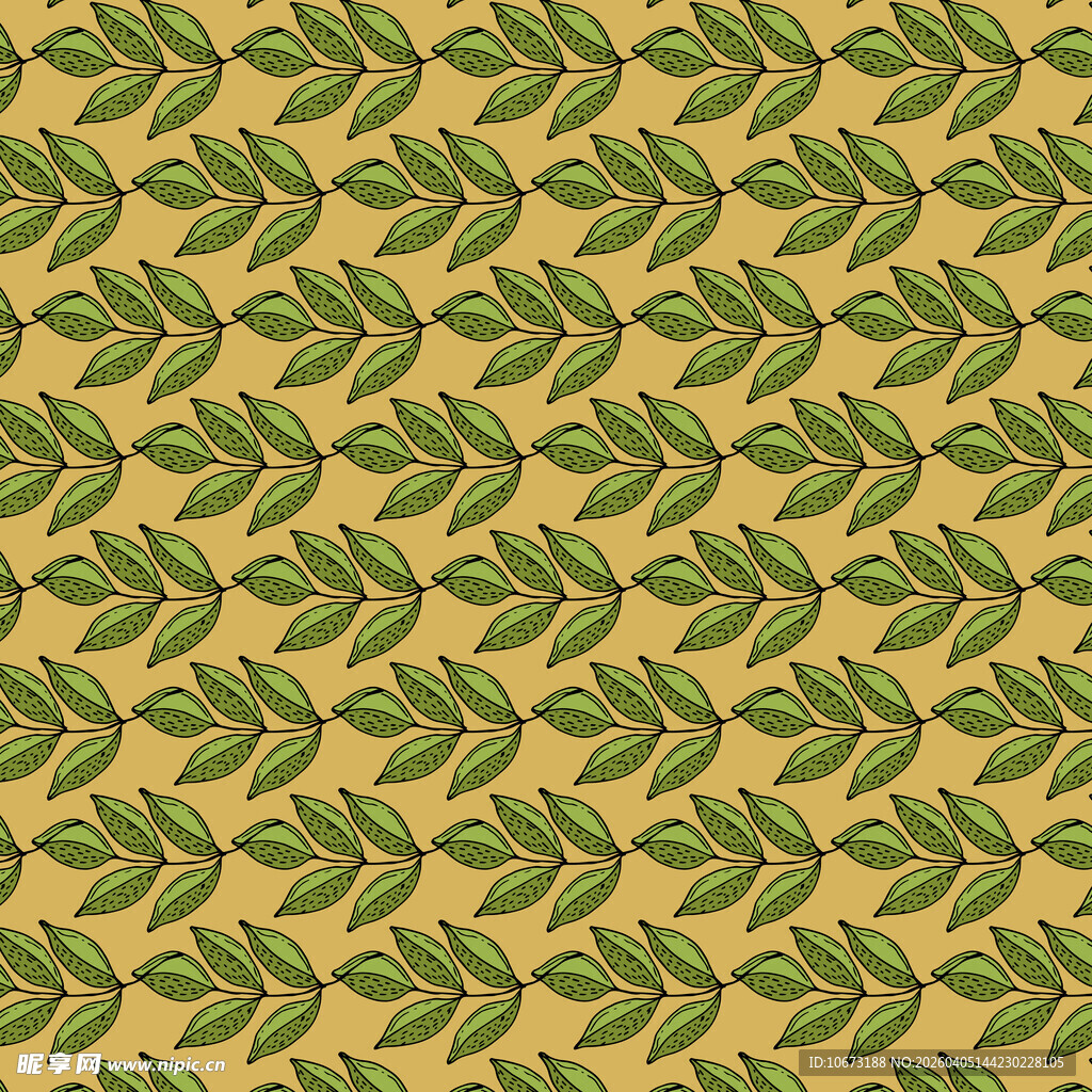 卡通叶子高清背景图片