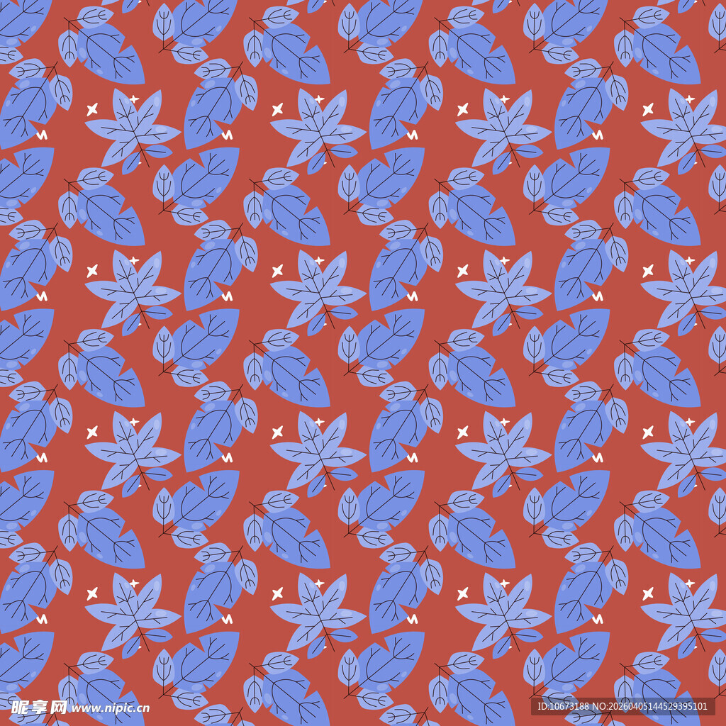 卡通叶子高清背景图片