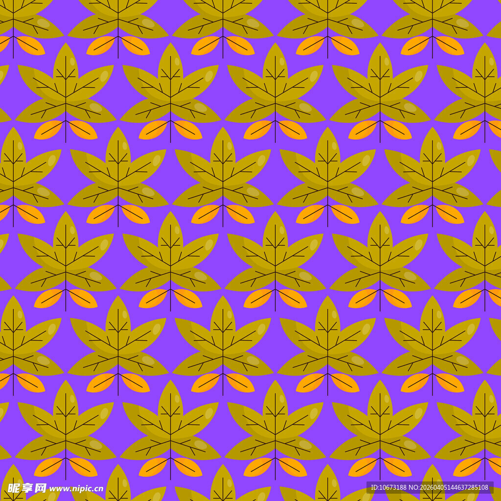 卡通叶子高清背景图片