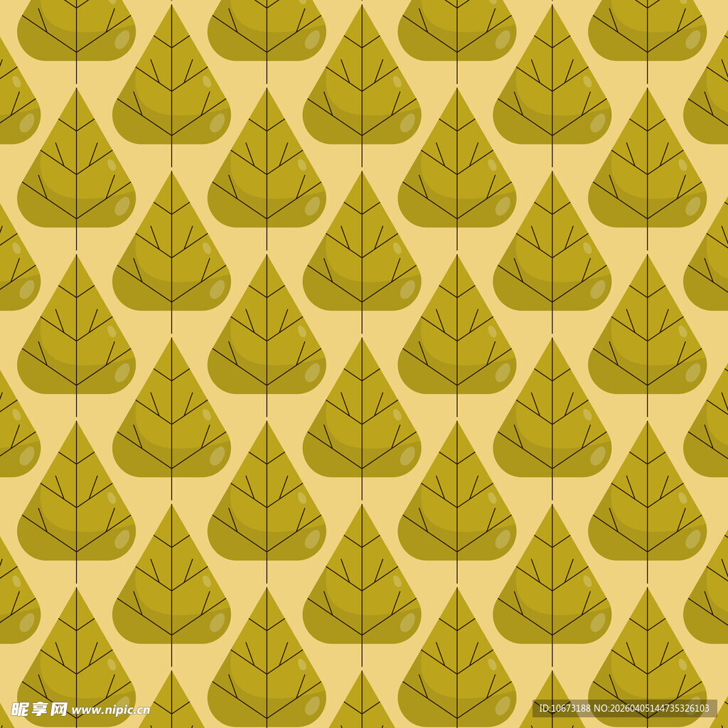 卡通叶子高清背景图片