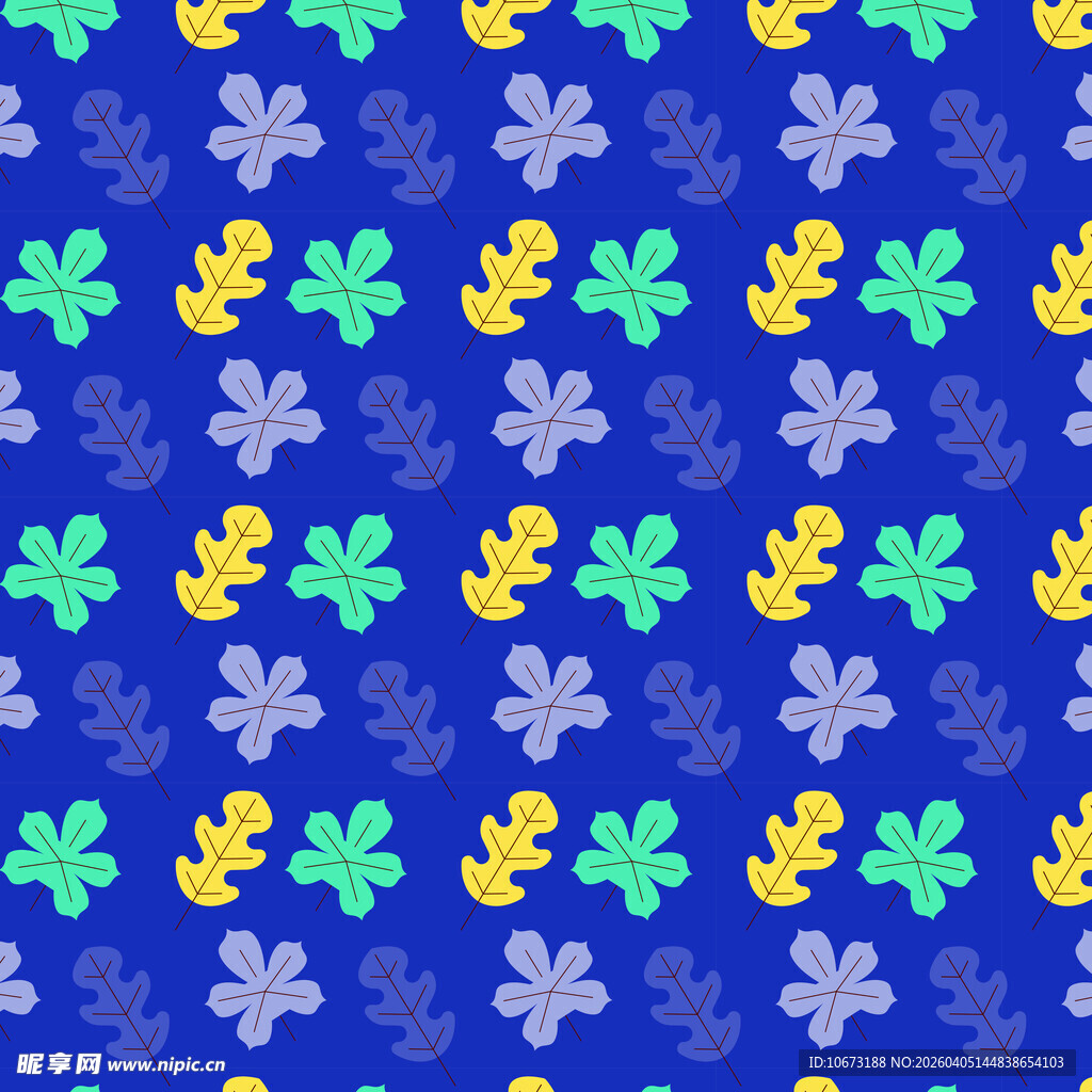 卡通叶子高清背景图片