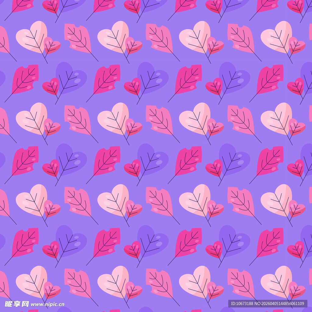 卡通叶子高清背景图片