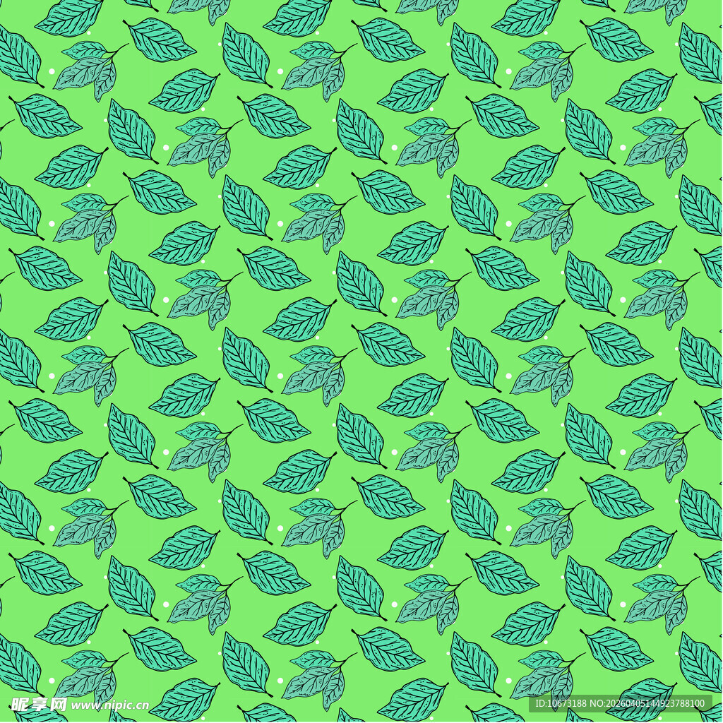 卡通叶子高清背景图片