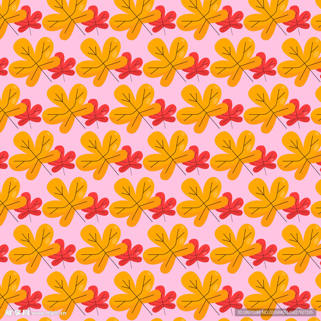 卡通叶子高清背景图片