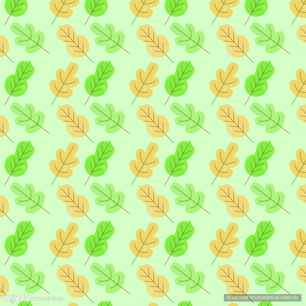 卡通叶子高清背景图片