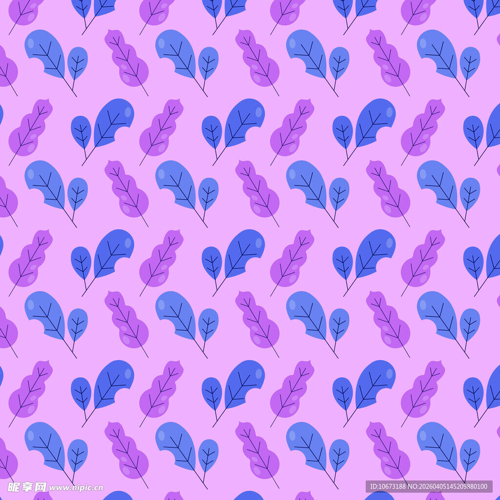 卡通叶子高清背景图片