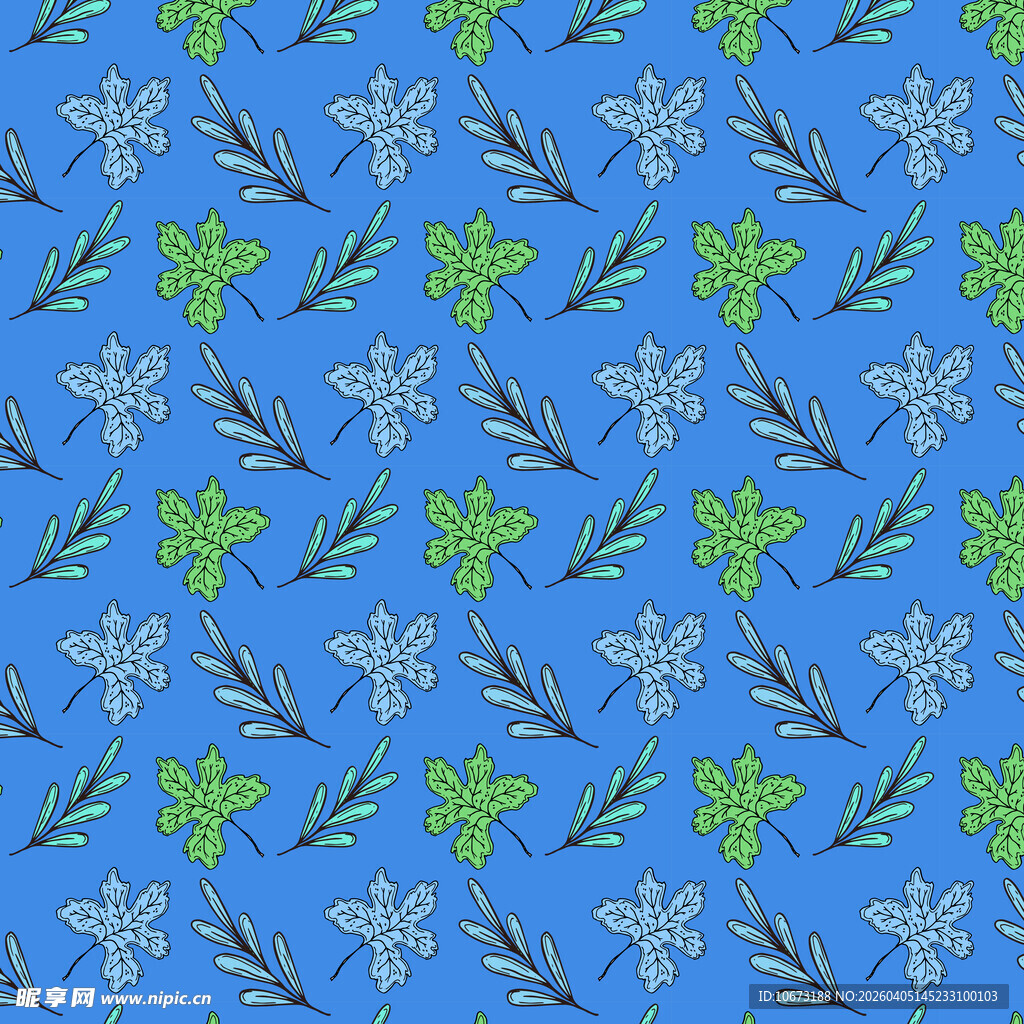 卡通叶子高清背景图片