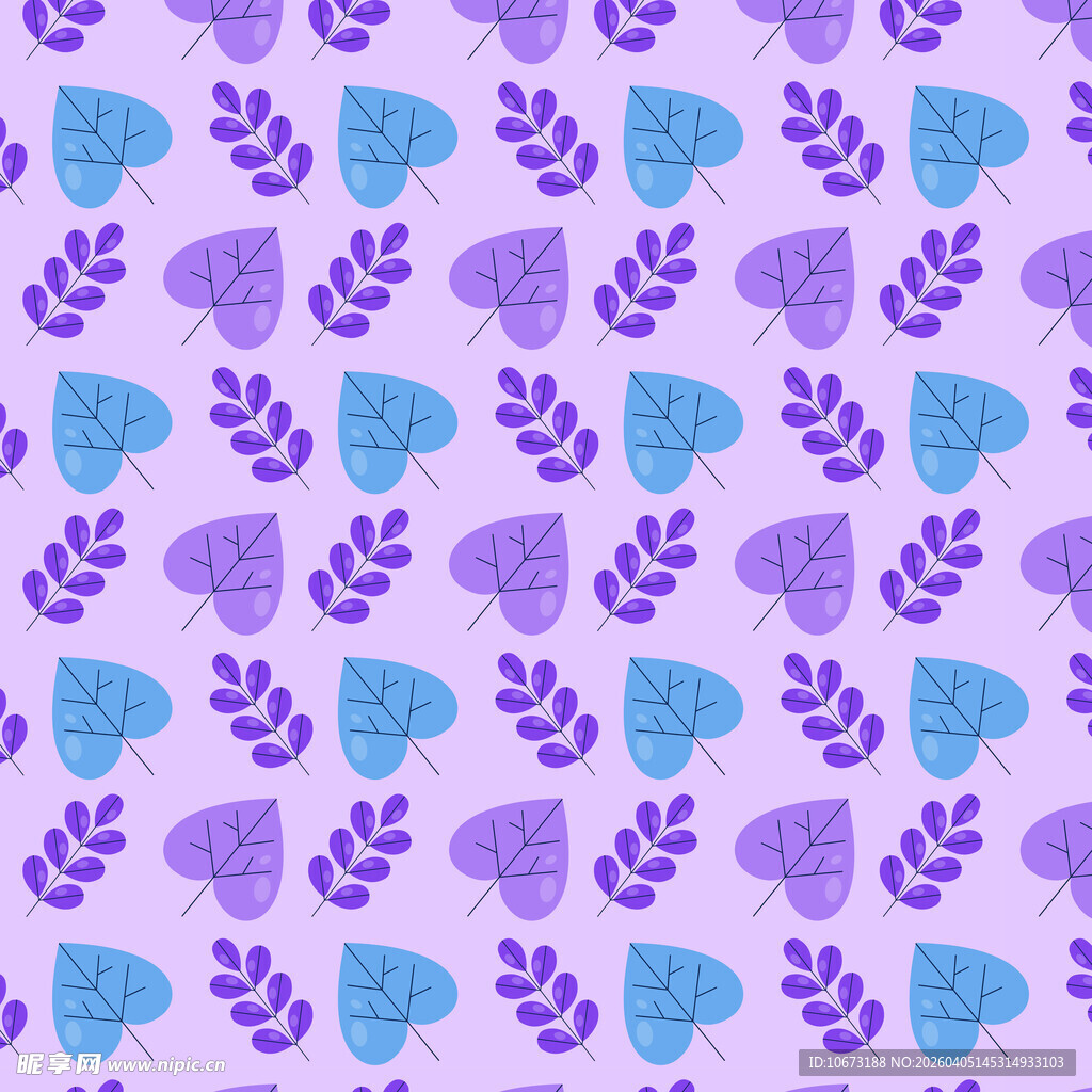 卡通叶子高清背景图片