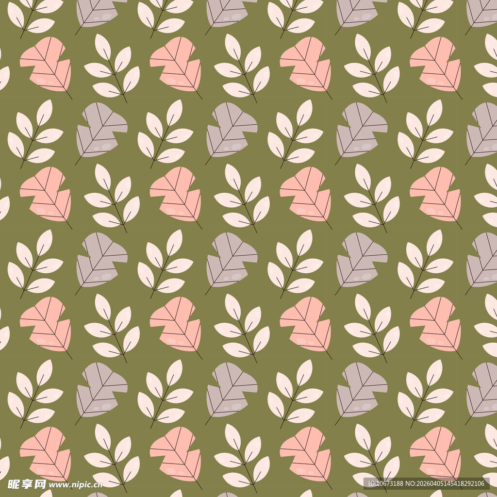 卡通叶子高清背景图片