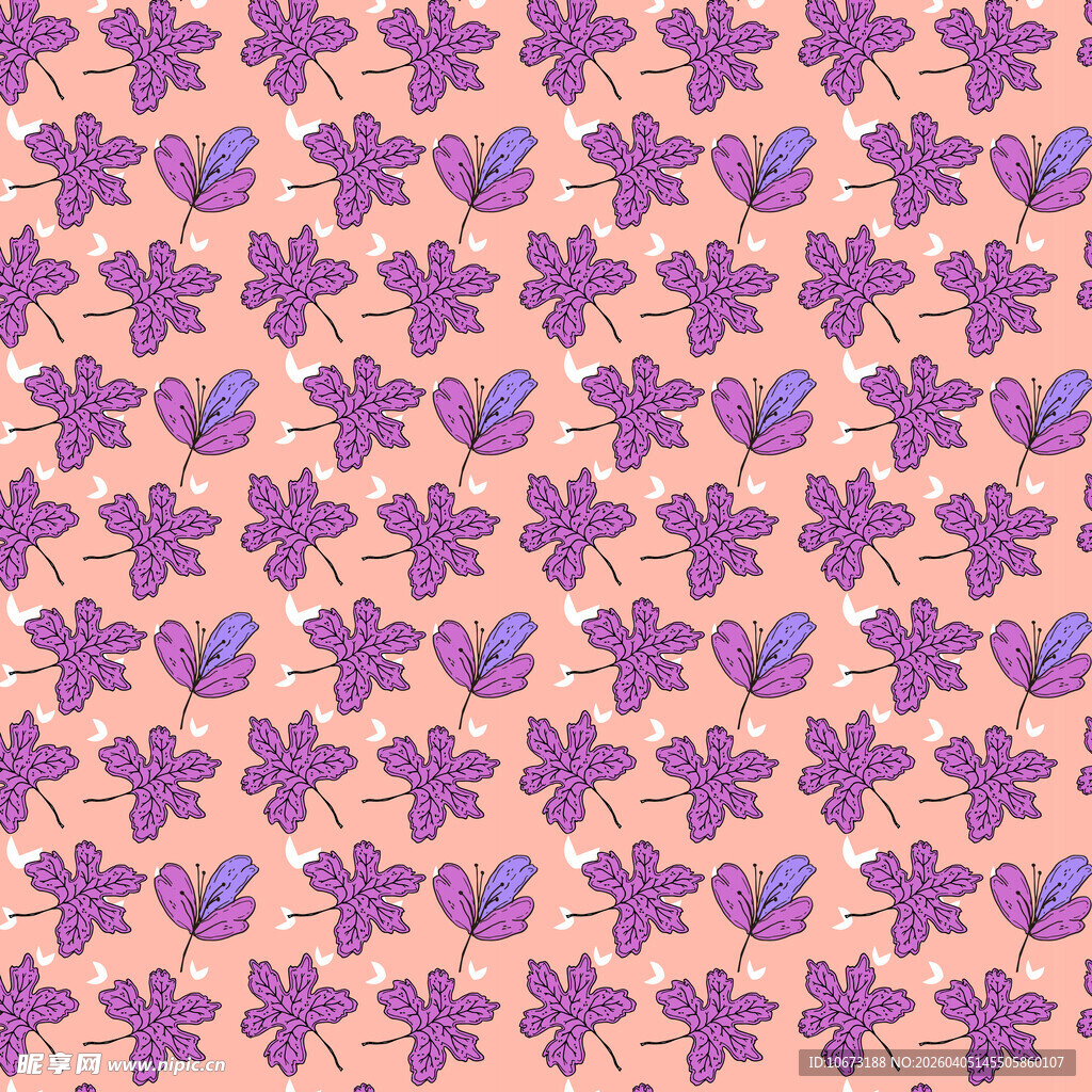 卡通叶子高清背景图片