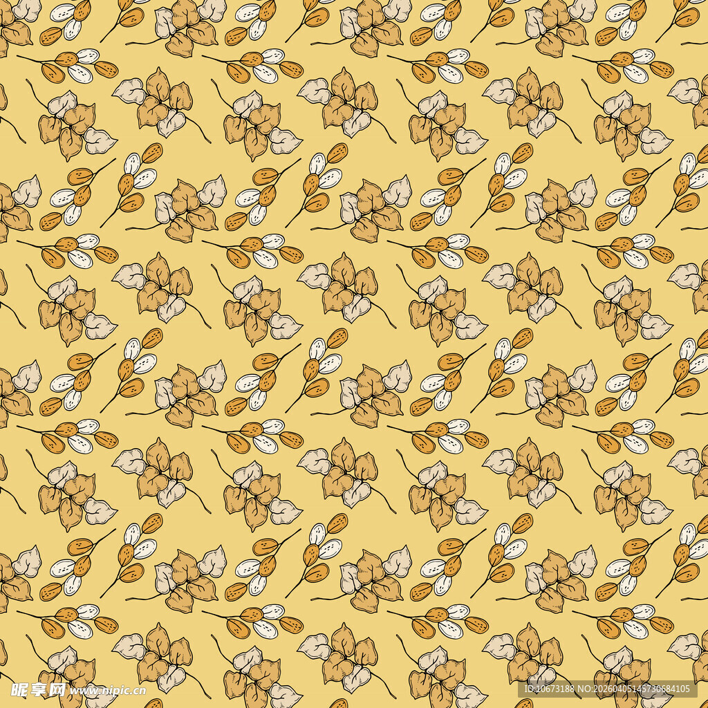 卡通叶子高清背景图片