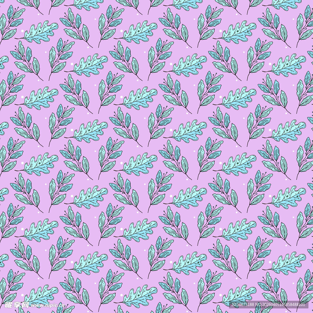 卡通叶子高清背景图片