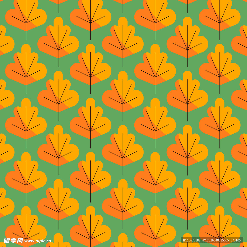 卡通叶子高清背景图片