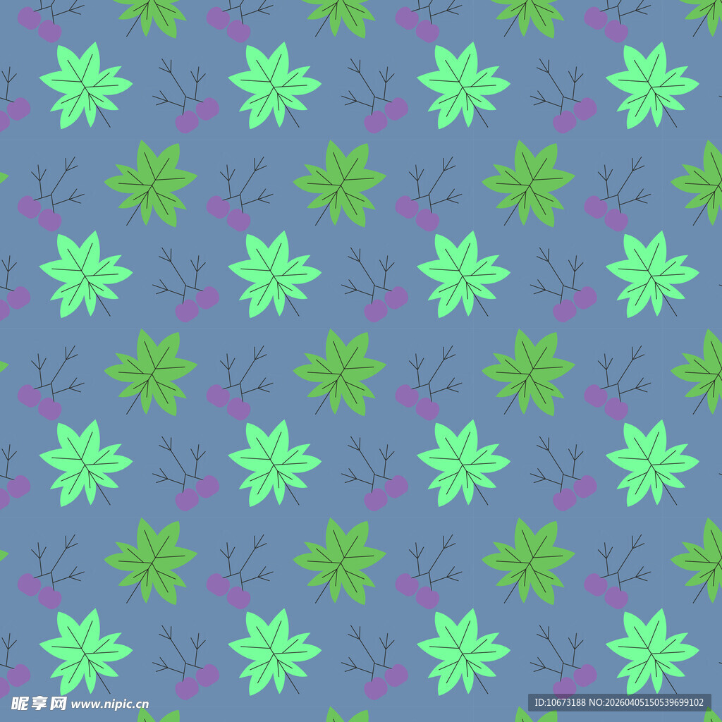 卡通叶子高清背景图片