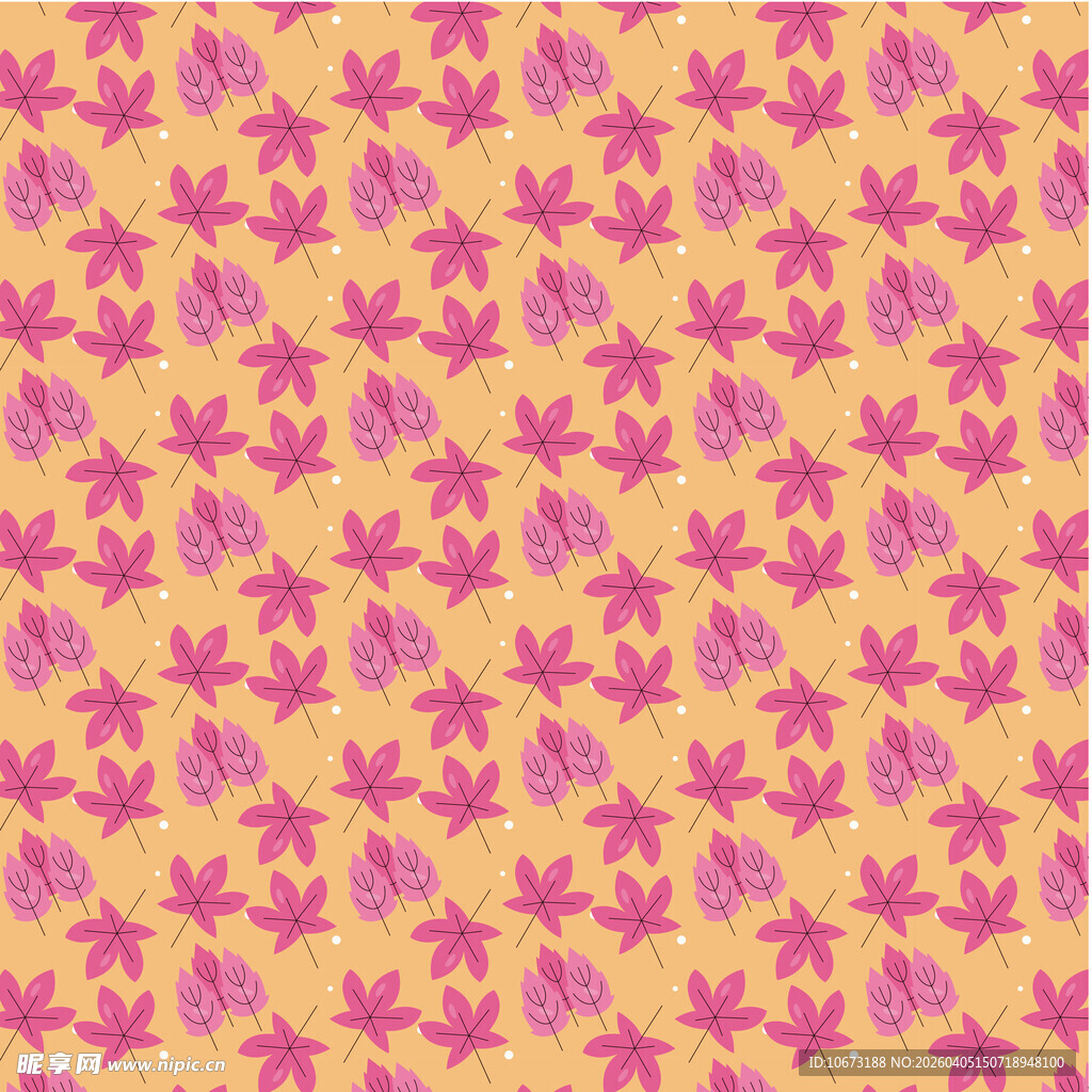 卡通叶子高清背景图片