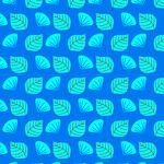 叶子矢量图案背景