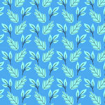 叶子矢量图案背景