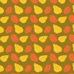 叶子矢量图案背景