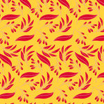 叶子矢量图案背景