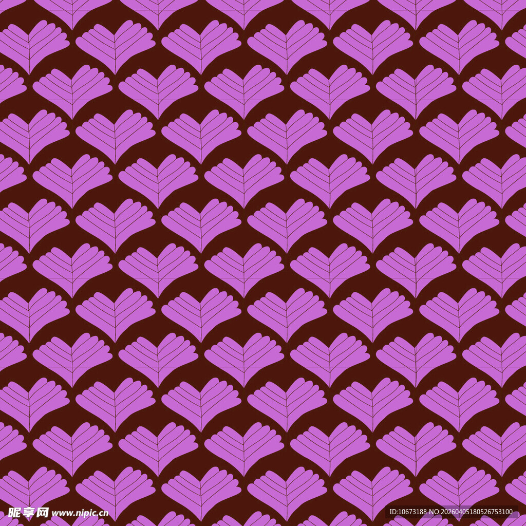 叶子矢量图案背景