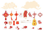 中式传统节日装饰元素