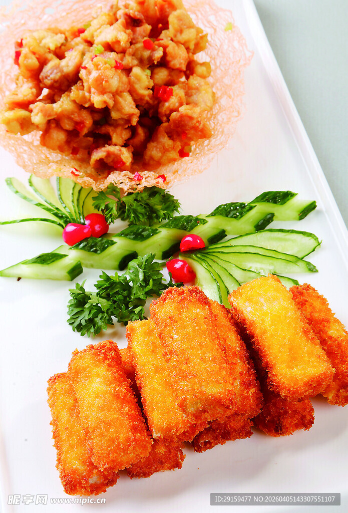 美味双拼菜肴