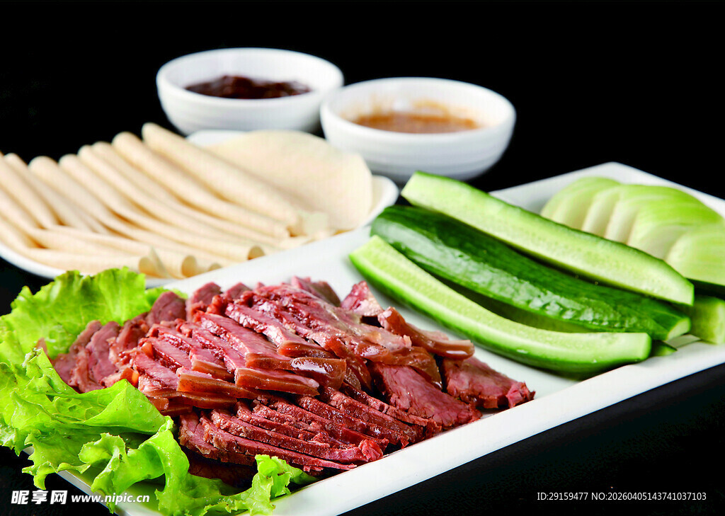 美味京酱肉丝拼盘