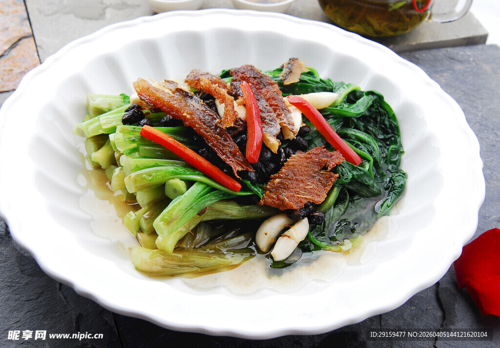青菜炒腊肉