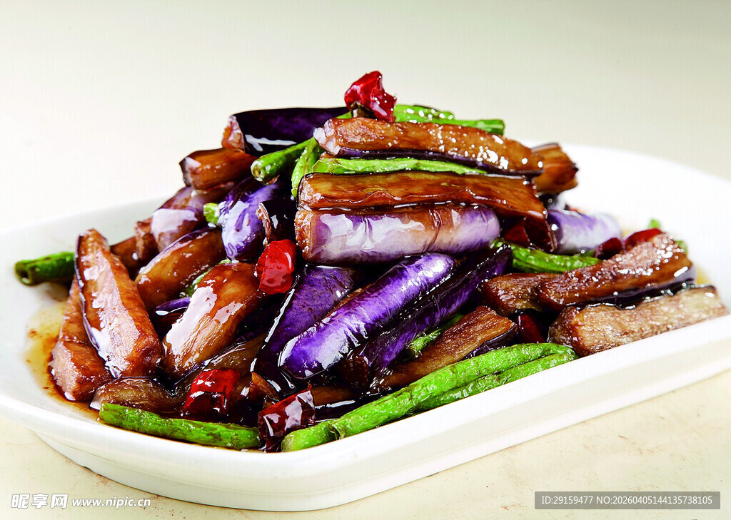 美味茄子炒肉