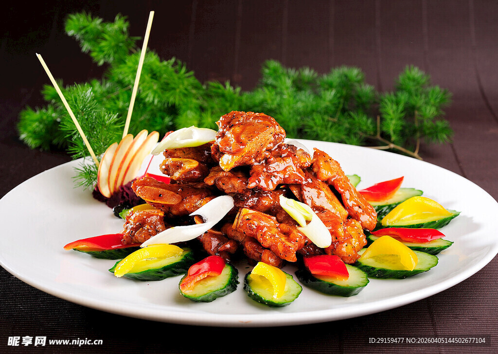 美味海鲜烤肉拼盘