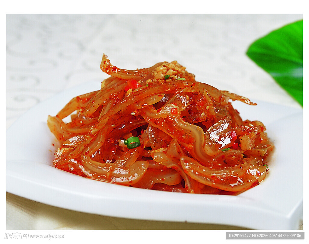 美味凉拌海蜇丝