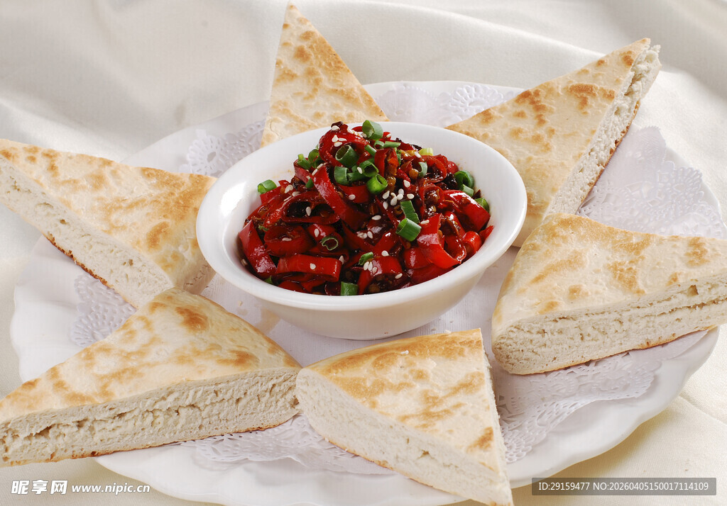 蘸酱玉米饼