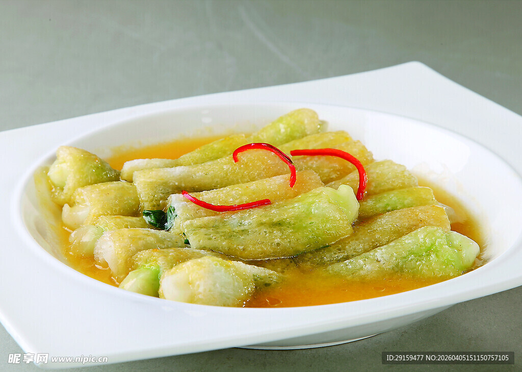 美味汤汁浸酿青椒