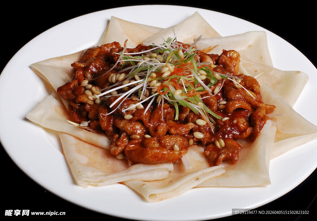 美味肉末卷饼