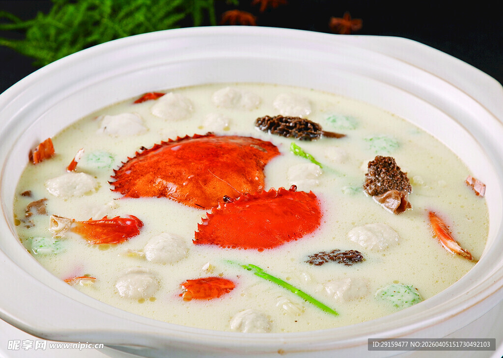 海鲜蟹肉粥