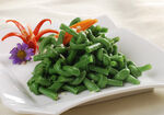 清炒四季豆摆盘精致