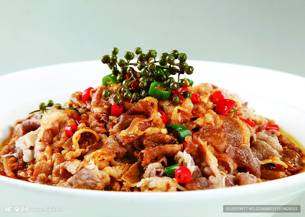 香辣美味凉拌肉片
