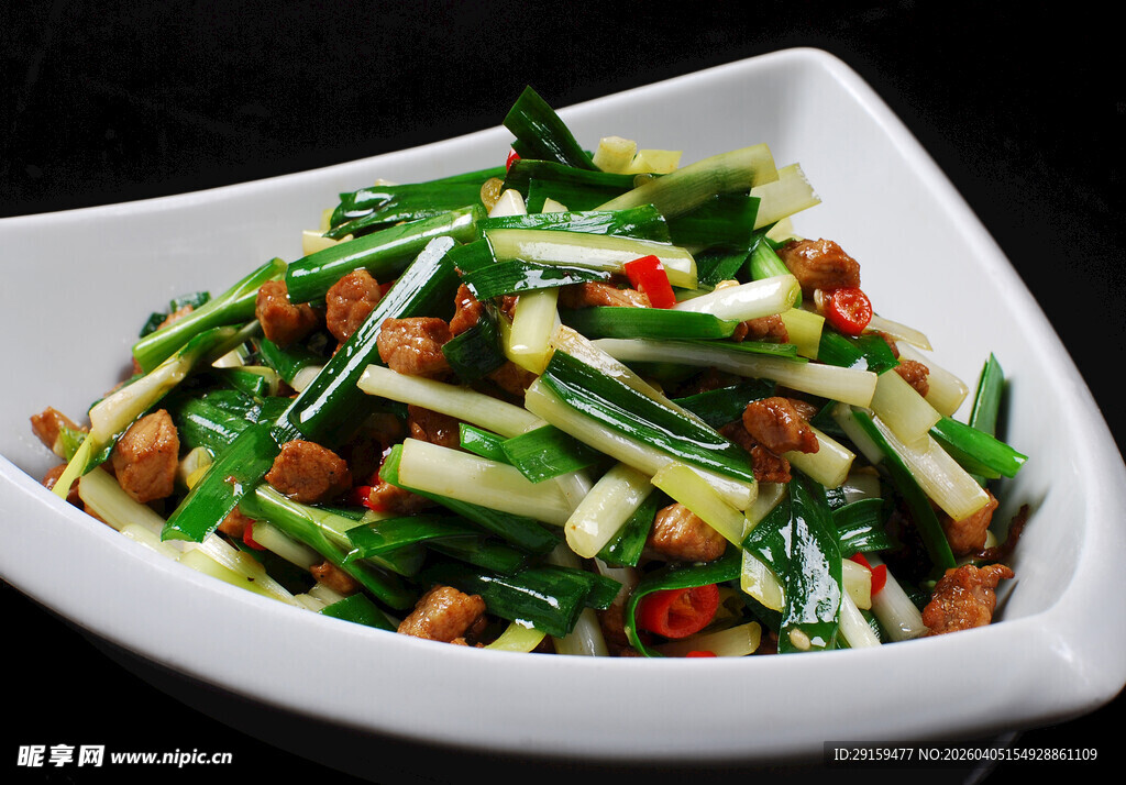 清炒蒜薹花生米