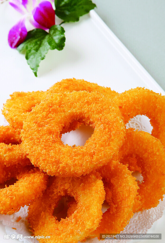 美味香酥炸洋葱圈