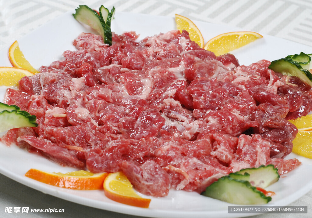 新鲜牛肉片