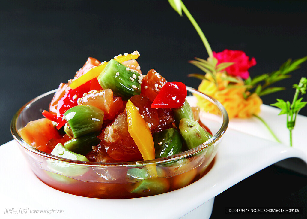 多彩蔬果沙拉小盘